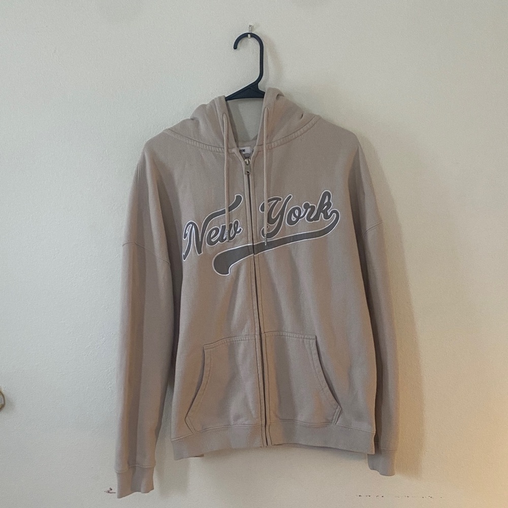 Garage Tan Women's Zip-Up Hoodie Small